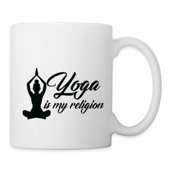 Yoga Meditation Spa Namaste - Tasse - Weiß - Rechts