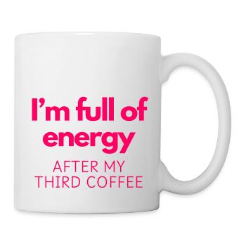 Full of Energy by Third Coffee - Mug - white - Right