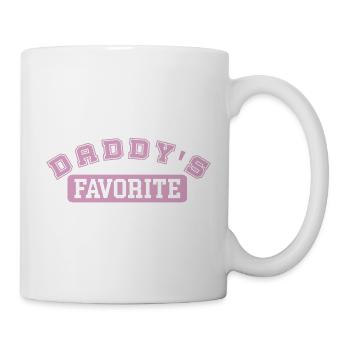 Daddy's favorite pink - Mug - white - Right