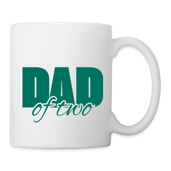 Dad ofTwo - Tasse - Weiß - Rechts
