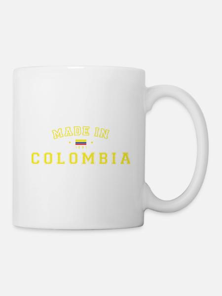Made in Colombia - Tasse - Weiß