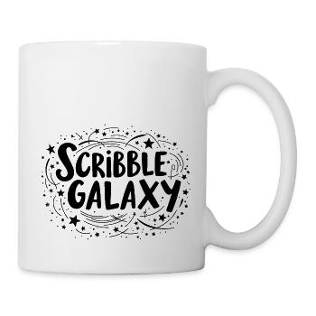 SCRIBBLE GALAXY - Mug - white - Right