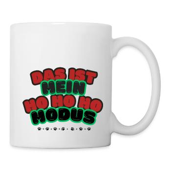 Ho ho ho Modus Spruch Design - Tasse - Weiß - Rechts