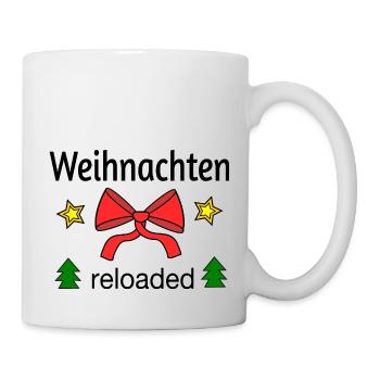 Weihnachten reloaded - Tasse - Weiß - Rechts