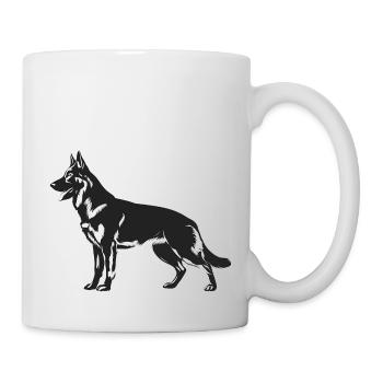 Belgian Malinois Shepherd Dog - Mug - white - Right