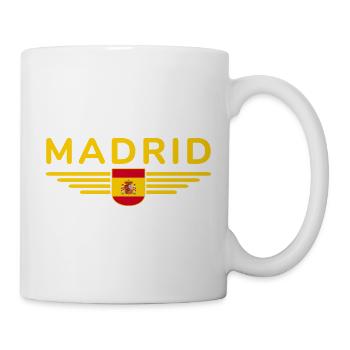 Espagne Madrid, Tenue de T-Shirt Design - Mug blanc - blanc - Droite