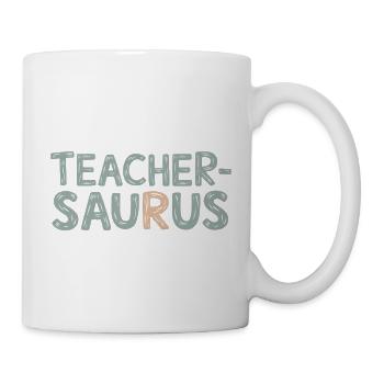 Teacher-saurus 9 - Tasse - Weiß - Rechts