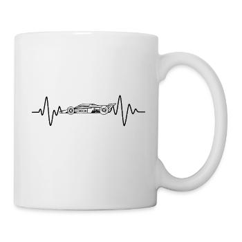 Formule Heartbeat Motorsport - Mug blanc - blanc - Droite