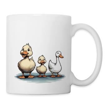 ENTEN UND GANS - Tasse - Weiß - Rechts