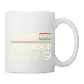 1979 Dezember 1979 Jubiläum Dezember 1979 - Tasse - Weiß - Rechts