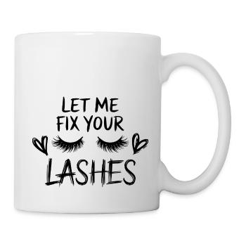 Précision pour des cils parfaits - Mug blanc - blanc - Droite