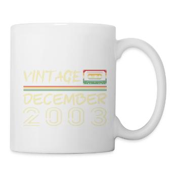 2003 Dezember 2003 Jubiläum Dezember 2003 - Tasse - Weiß - Rechts
