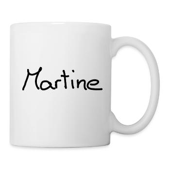 Martine - Mug blanc - blanc - Droite