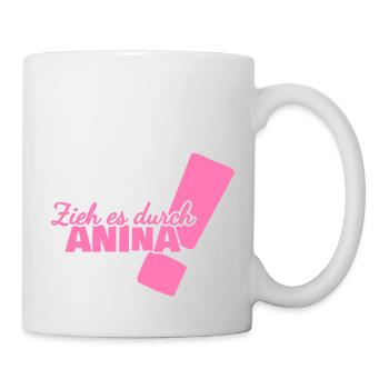 Prénom Anina - Mug blanc - blanc - Droite