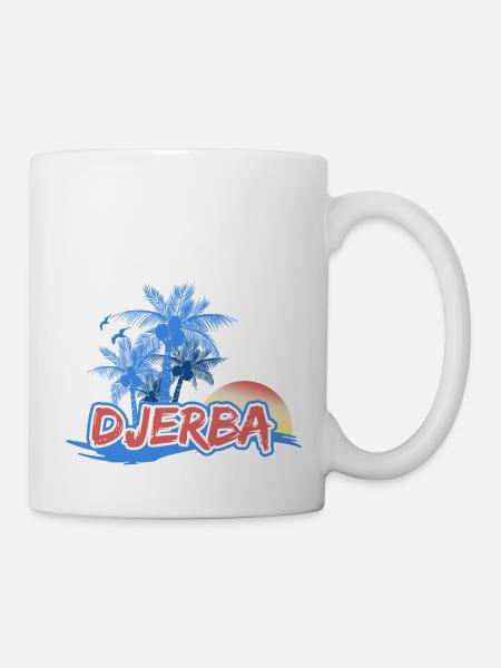 Strand Djerba - Tasse - Weiß