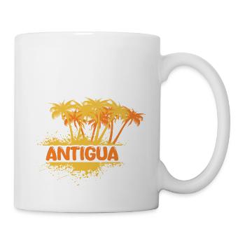 Fête Antigua - Mug blanc - blanc - Droite