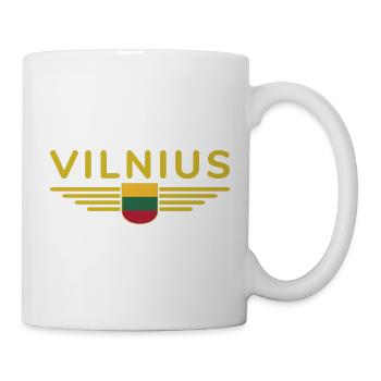 Vilnius T-Shirt – Stylish Statement - Mug - white - Right