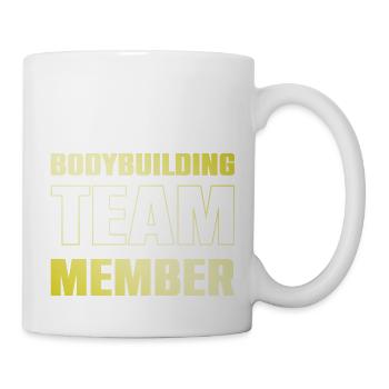 Équipe de musculation - Mug blanc - blanc - Droite