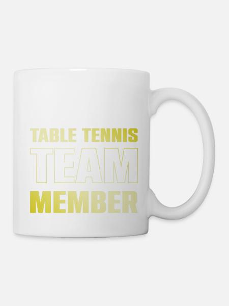 Table Tennis Team - Tasse - Weiß