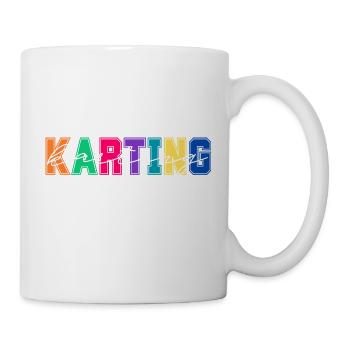 Karting Colors - Karting Lover Geschenk - Tasse - Weiß - Rechts