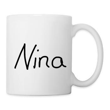 Nina - Tasse - Weiß - Rechts