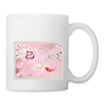 Chinese New Year 2025 Cherry Blossom Koi Fish - Mug - white - Right