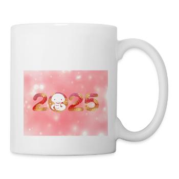 Chinesisches Neujahrsfest 2025 Design Chinese New - Tasse - Weiß - Rechts