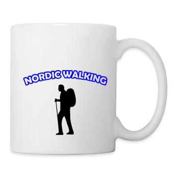 walking nordic - Tasse - Weiß - Rechts