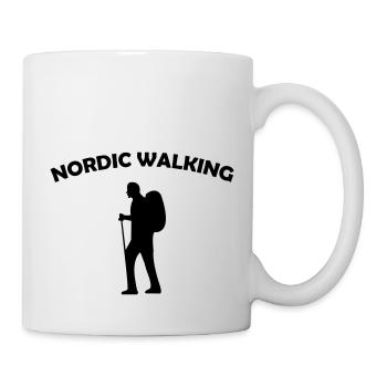 Nordic Walking - Tasse - Weiß - Rechts