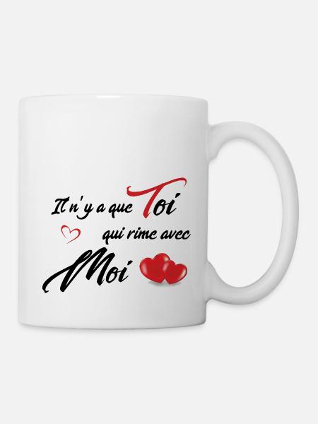 sain valentin - Mug blanc - blanc