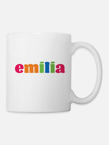 Emilia Geschenk - Tasse - Weiß