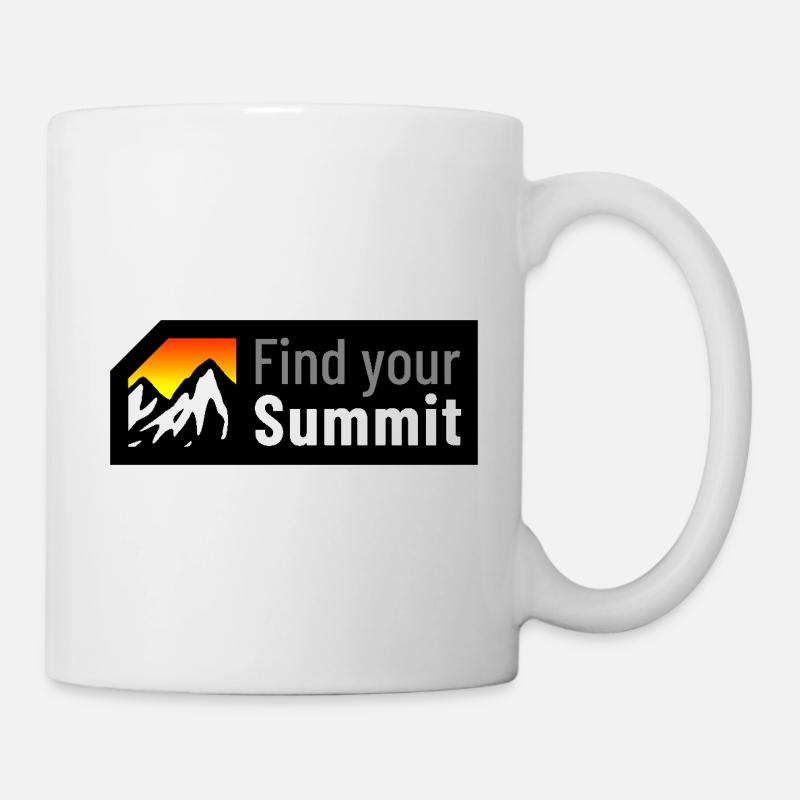 Find Your Summit - Tasse - Weiß
