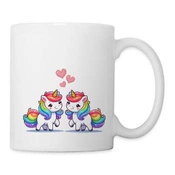 Unicorn Comic Love - Mug - white - Right