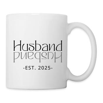Husband Est. 2025 Couple marié Famille assortie - Mug blanc - blanc - Droite
