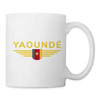 Yaoundé Design – Fier de la capitale du Cameroun - Mug blanc - blanc - Droite