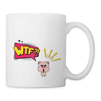 WTF Piggy - Mug - white - Right