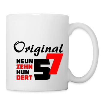 Original Jahrgang 1957 - Tasse - Weiß - Rechts