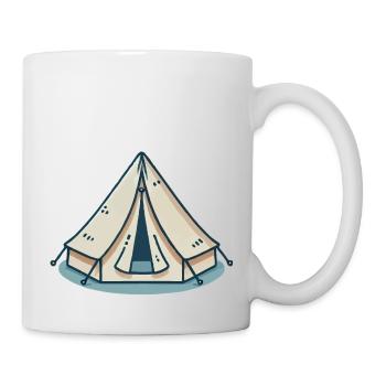 zelt - Tasse - Weiß - Rechts