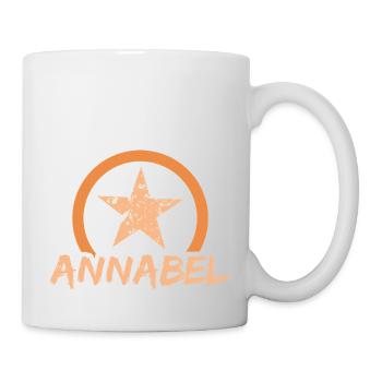 Annabel als Vorname - Tasse - Weiß - Rechts