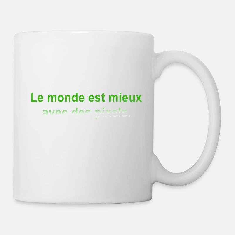 GEEK HUMOUR DRÖLES BLAGUE - Mug blanc - blanc