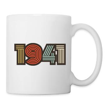 1941 rétro vintage - Mug blanc - blanc - Droite
