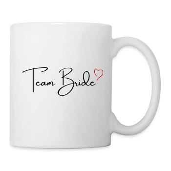 Team bridle heart red - Mug - white - Right