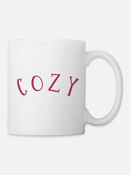cozy - Tasse - Weiß