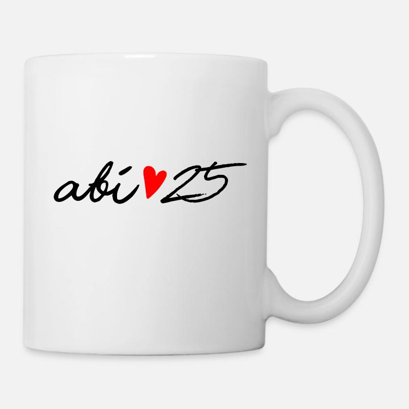 Abi 25 - Tasse - Weiß