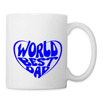 World’s Best Dad – One of a Kind - Mug - white - Right