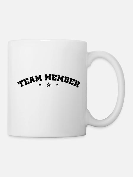Team Mitglied - Tasse - Weiß