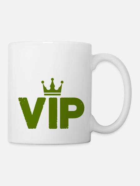 vip - Tasse - Weiß