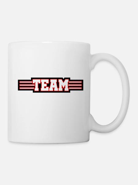Team Design - Tasse - Weiß