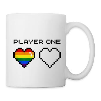 Player One Rainbow - Mug - white - Right