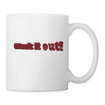 Regarde - Mug blanc - blanc - Droite